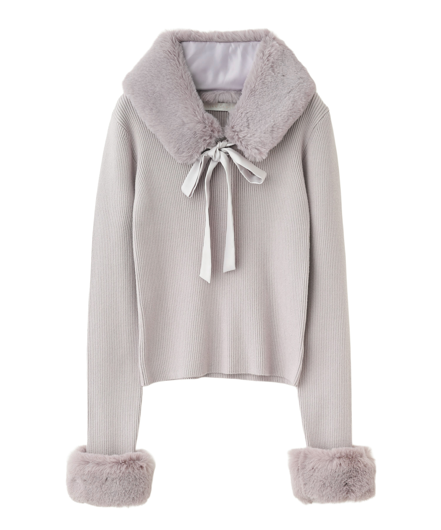 最終値下げ!】 d.i.a. ダイヤ ファー付きニットベアトップ 最終値下げ