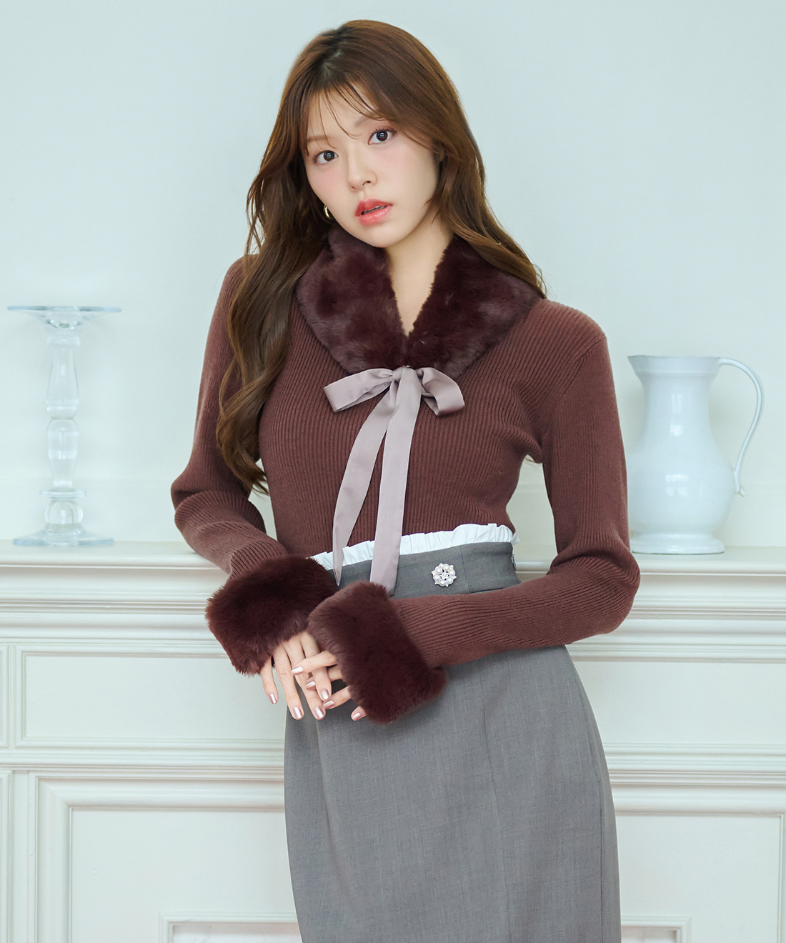 ファーティペット付きニット｜PETAL ONLINE（ペタルオンライン）