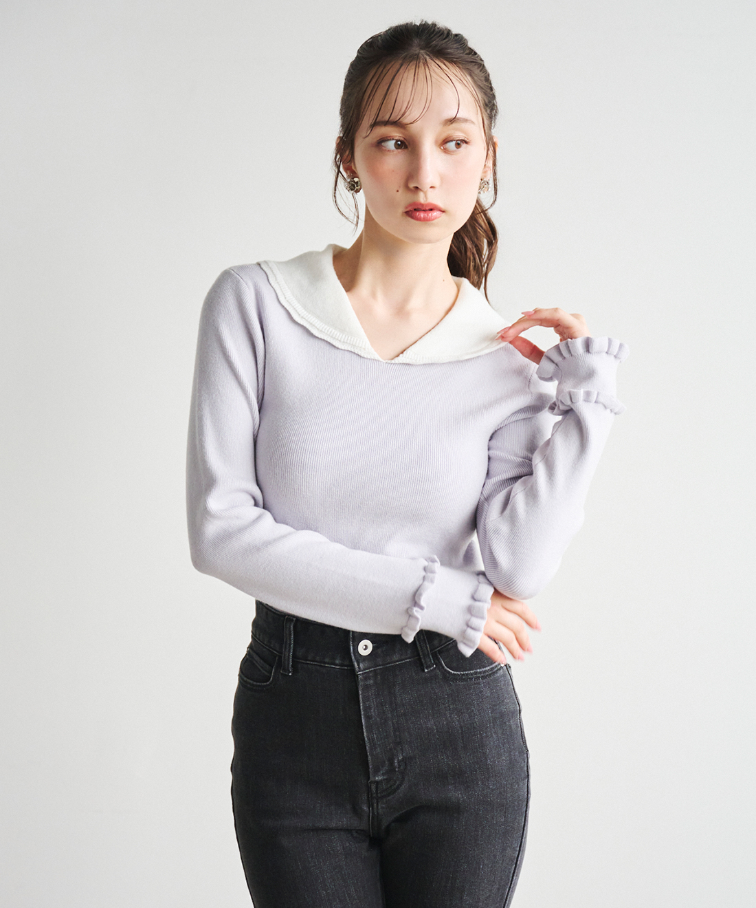 314 RIANページ 314 RIANページ クロップドパンツ【Leilian WHITE LABEL】|レリアン