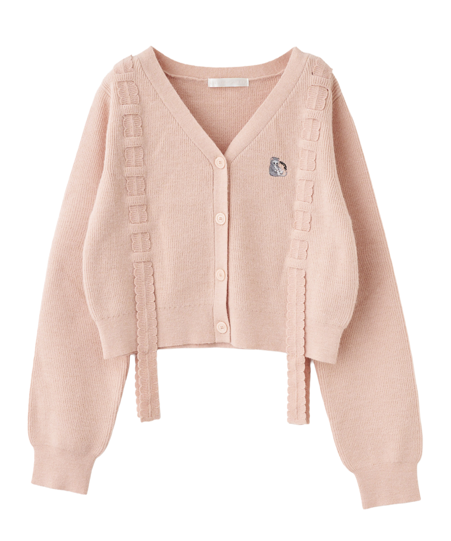 ronron刺繍ニットカーディガン｜PETAL ONLINE（ペタルオンライン）