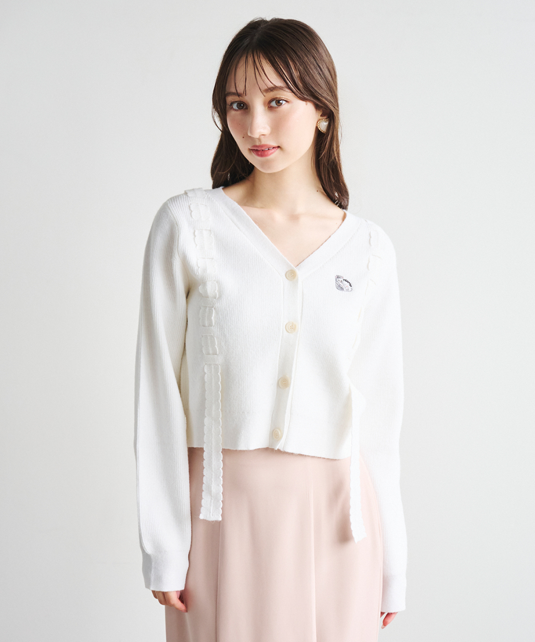 ronron刺繍ニットカーディガン｜PETAL ONLINE（ペタルオンライン）