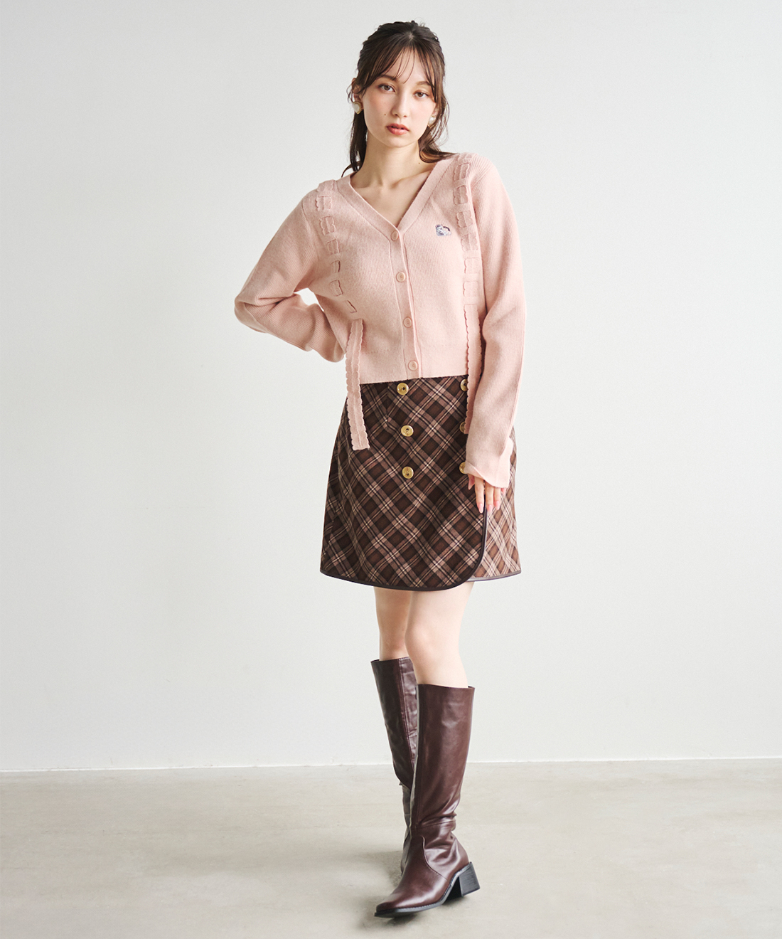 catcatcatさま同梱専用2880 ronron刺繍ニットカーディガン｜PETAL ONLINE（ペタルオンライン）