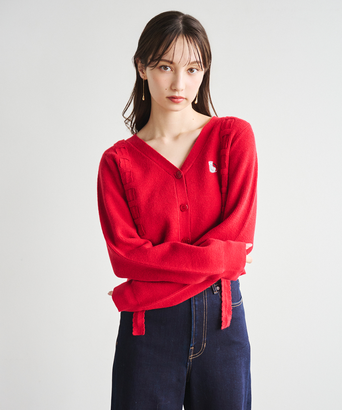 ronron刺繍ニットカーディガン｜PETAL ONLINE（ペタルオンライン）