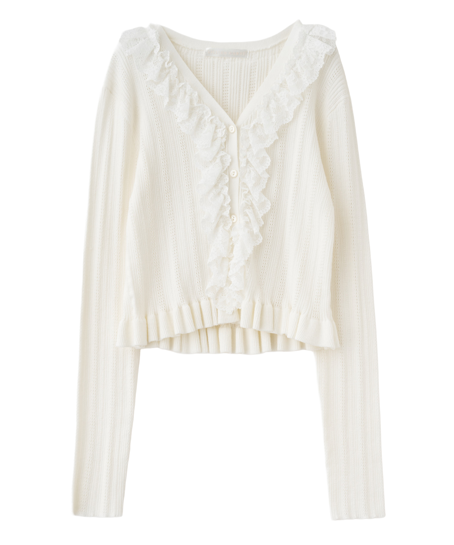 レースフリルニット｜PETAL ONLINE（ペタルオンライン）