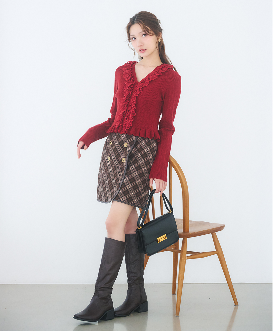 レースフリルニット｜PETAL ONLINE（ペタルオンライン）