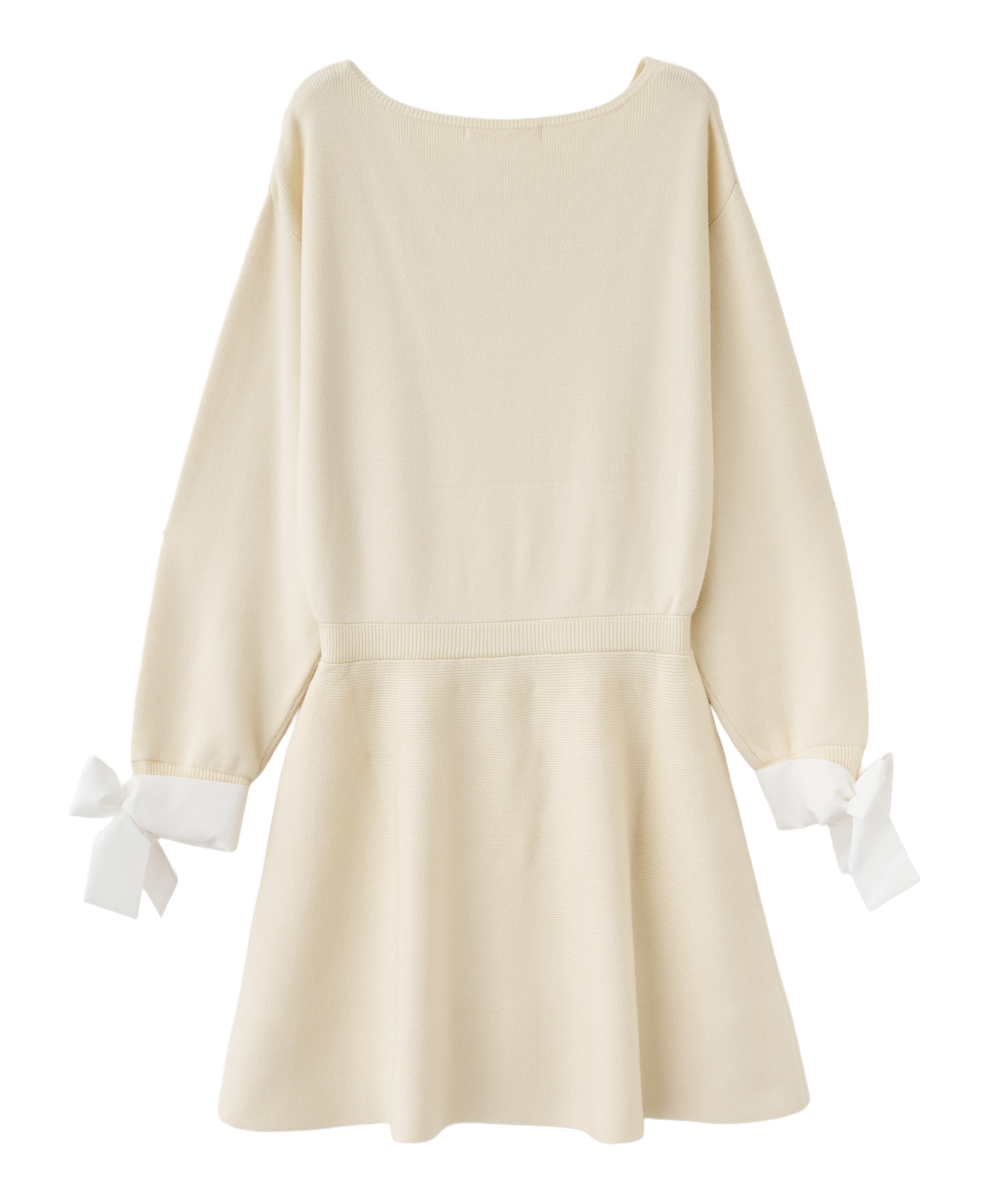 リボンスリーブミニニットワンピース｜PETAL ONLINE（ペタルオンライン）