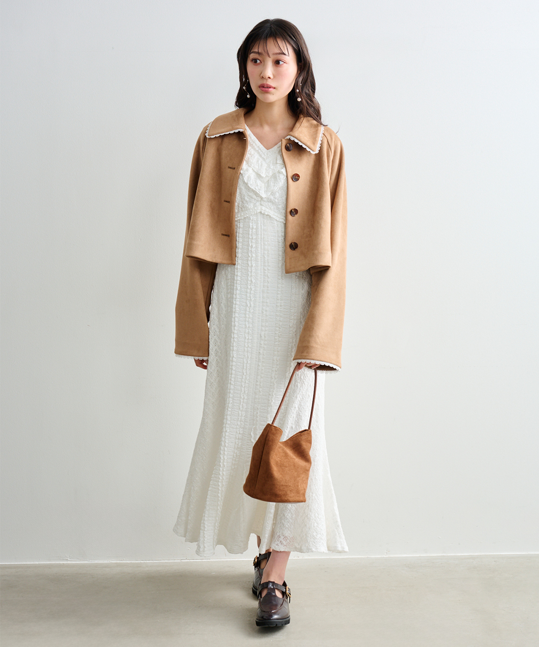 レーストリミングスウェードジャケット｜PETAL ONLINE（ペタルオンライン）