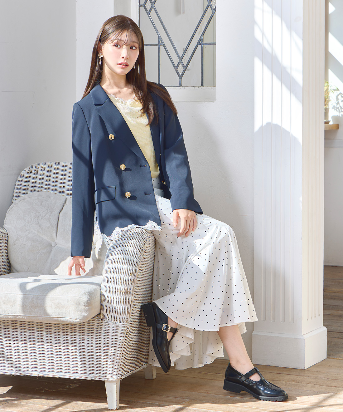 レースヘムダブルジャケット｜PETAL ONLINE（ペタルオンライン）