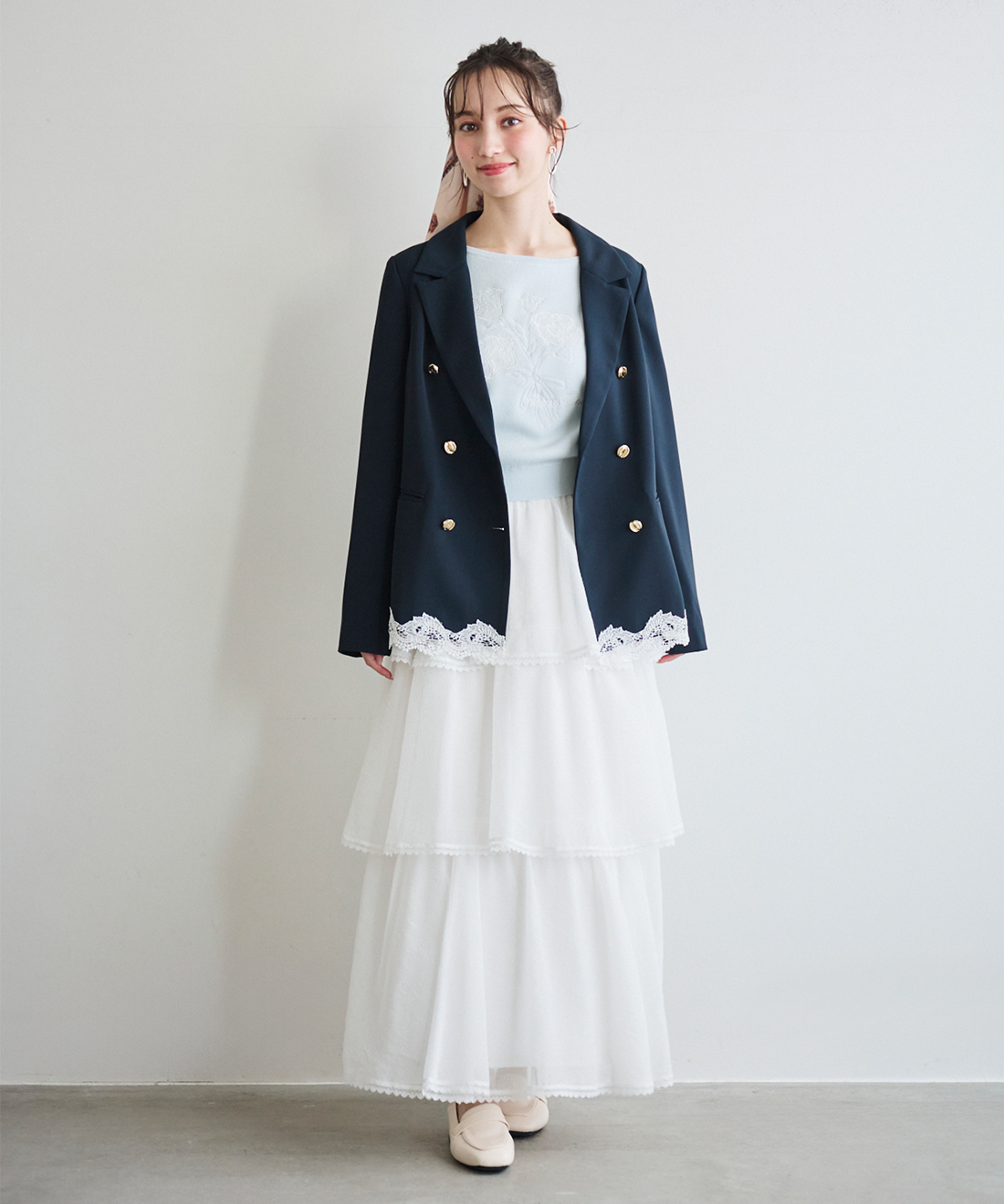 レースヘムダブルジャケット｜PETAL ONLINE（ペタルオンライン）