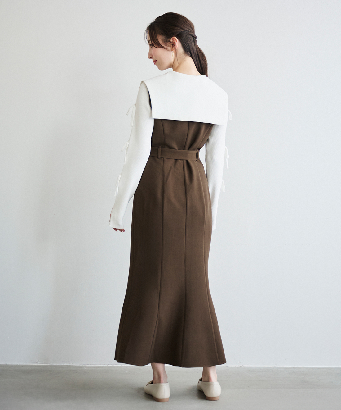 ジャケットワンピース バイカラージャケットワンピース｜PETAL ONLINE（ペタルオンライン）