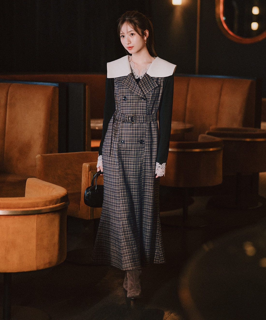 バイカラージャケットワンピース｜PETAL ONLINE（ペタルオンライン）