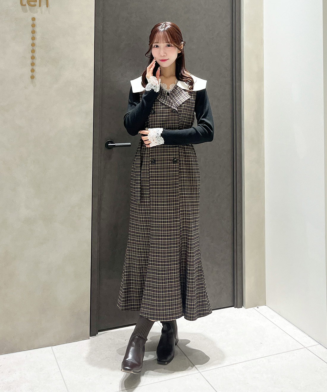 バイカラージャケットワンピース｜PETAL ONLINE（ペタルオンライン）