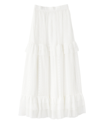 バリエーションホワイトスカート