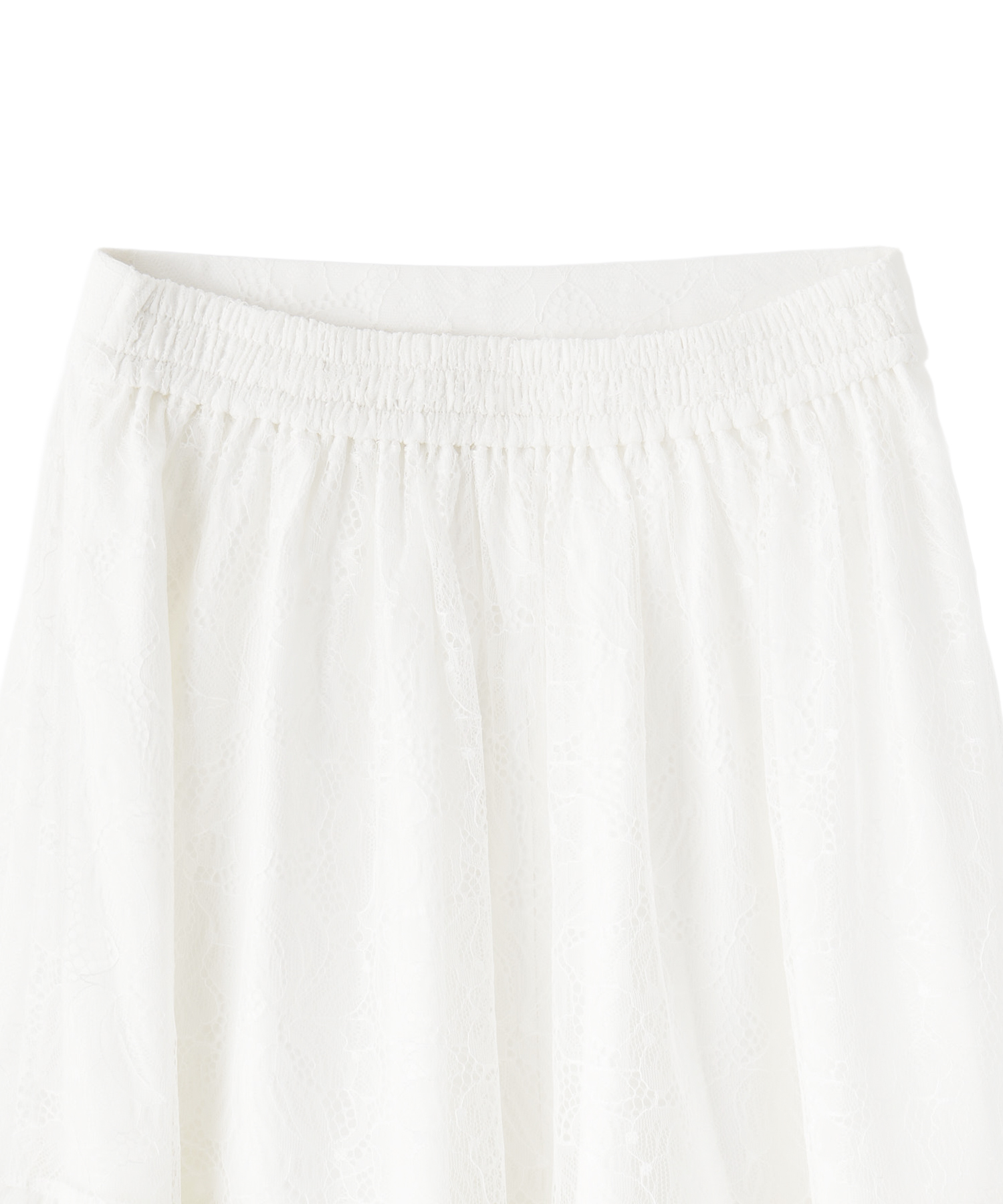 スカート Ballerina pure tiered skirt (white) MIELI INVARIANT（ミエリインヴァリアント）の「Aurora Tiered Skirt