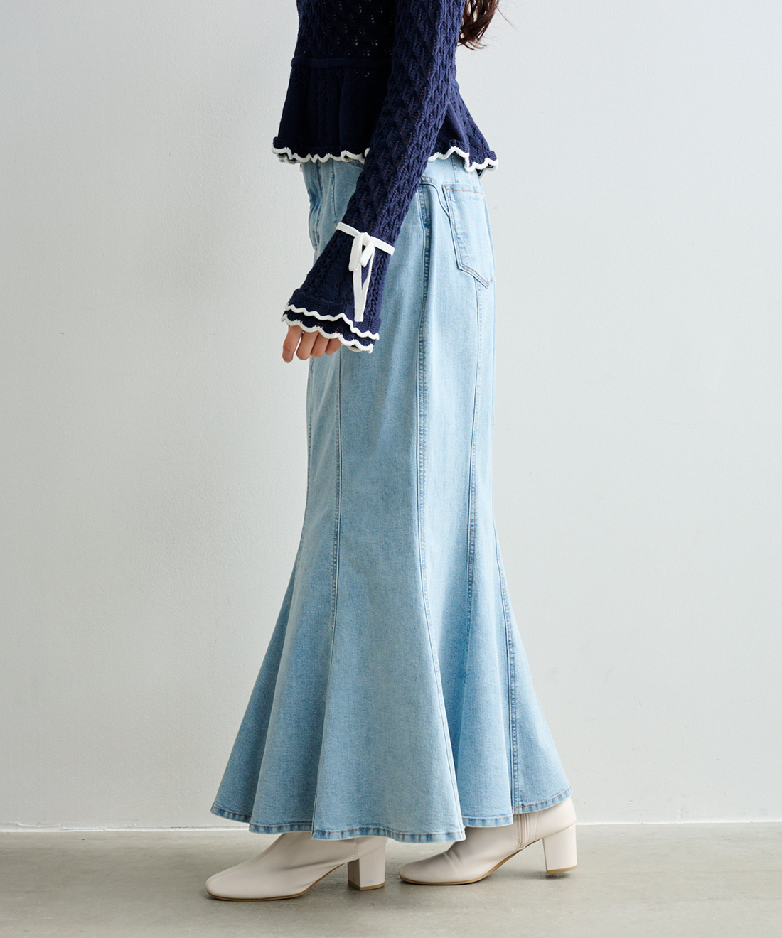 デニムマーメイドスカート｜PETAL ONLINE（ペタルオンライン）