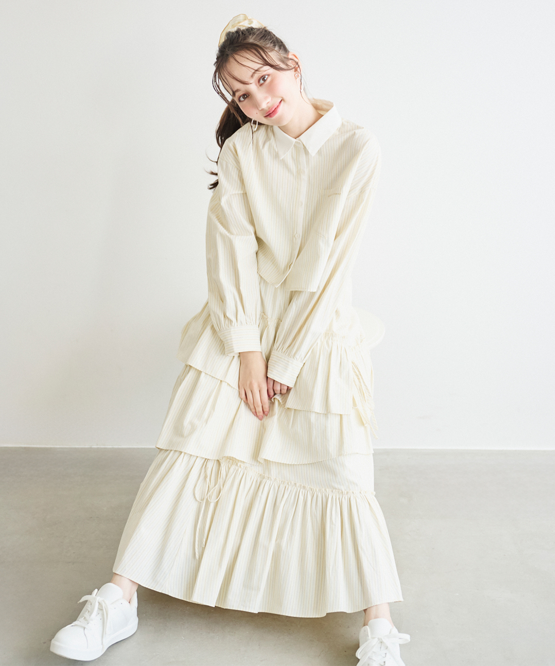 ストライプティアードスカート｜PETAL ONLINE（ペタルオンライン）