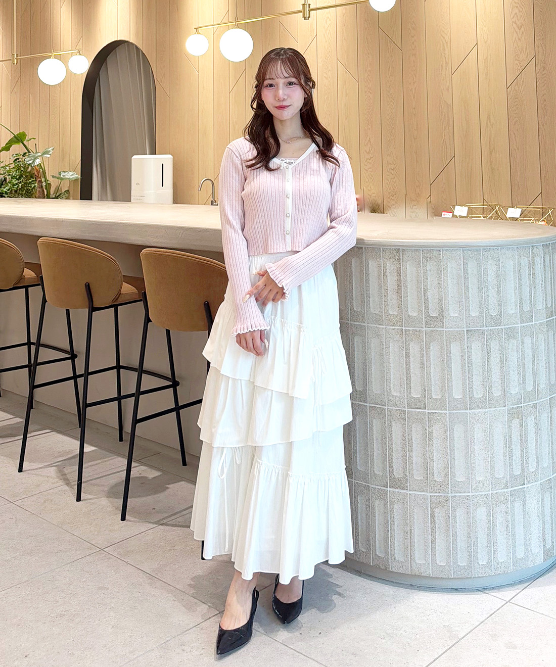 ストライプティアードスカート｜PETAL ONLINE（ペタルオンライン）
