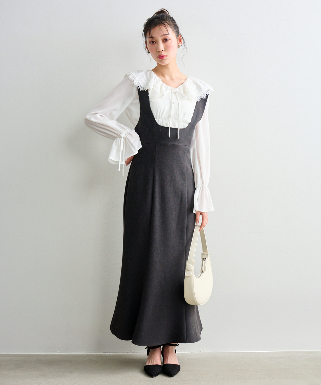 レーストリミングブラウス｜PETAL ONLINE（ペタルオンライン）