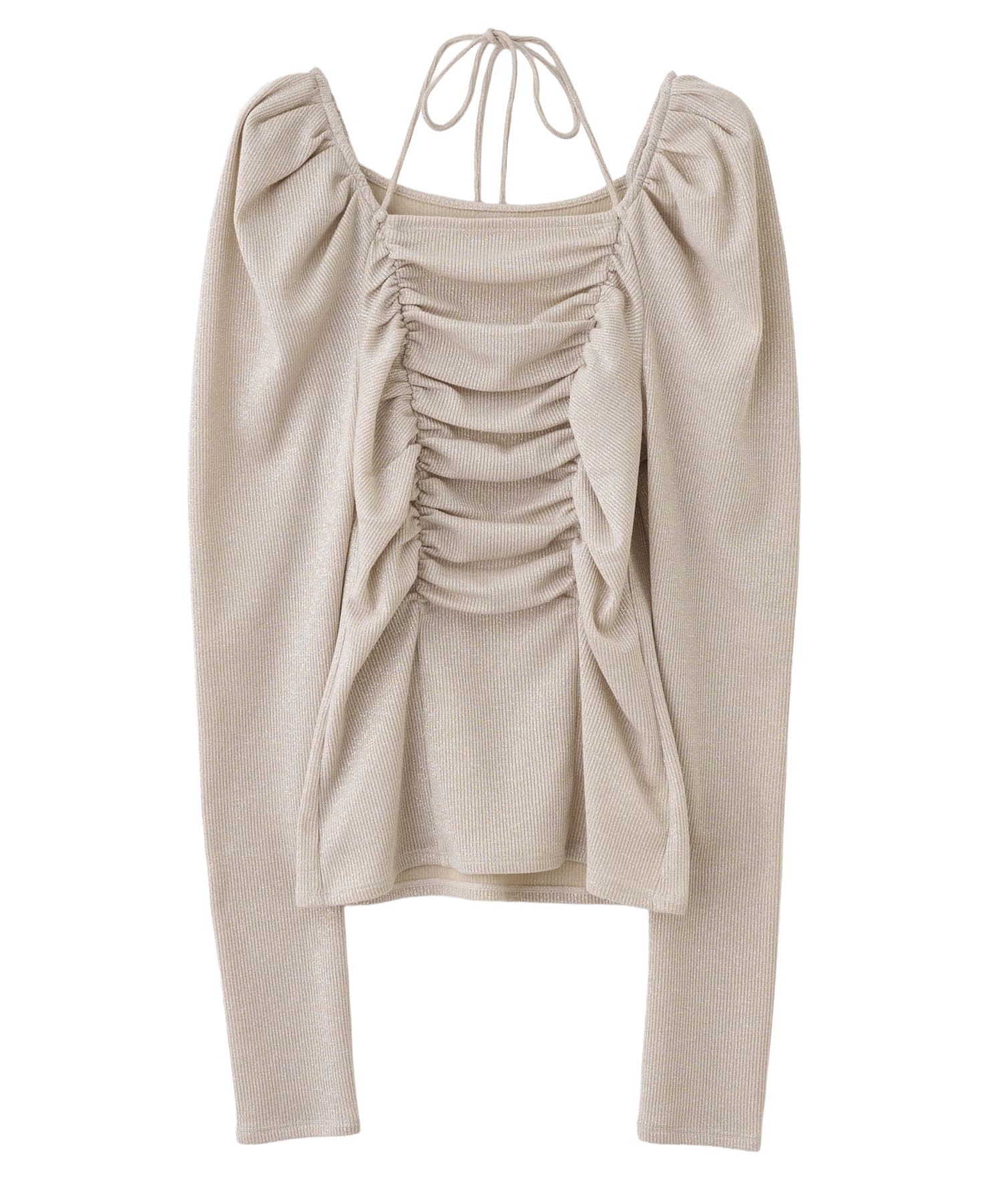 ギャザーデザインラメトップス｜PETAL ONLINE（ペタルオンライン）