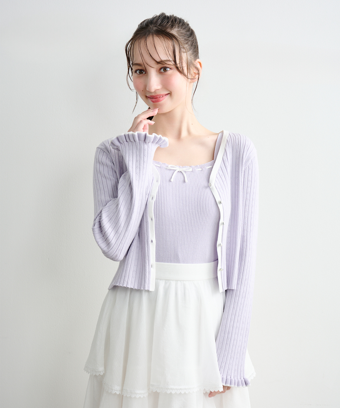 バイカラーニットアンサンブル｜PETAL ONLINE（ペタルオンライン）