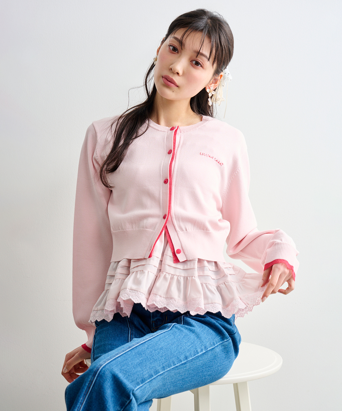 ペプラムニットキャミ｜PETAL ONLINE（ペタルオンライン）