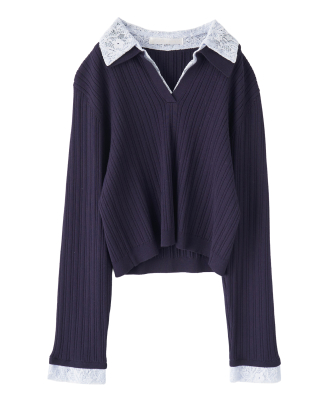 ネイビーレース