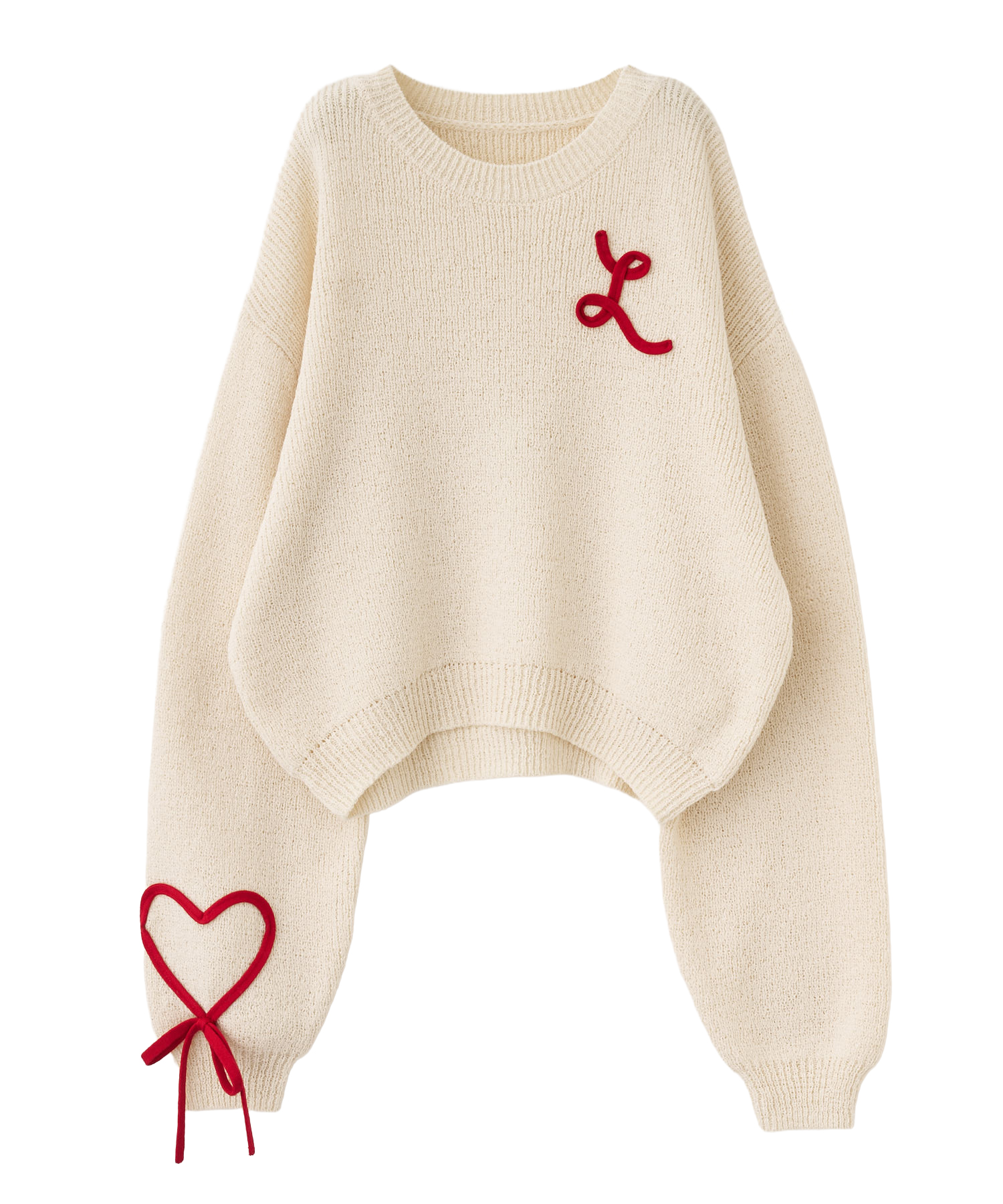 ハートモチーフニット｜PETAL ONLINE（ペタルオンライン）