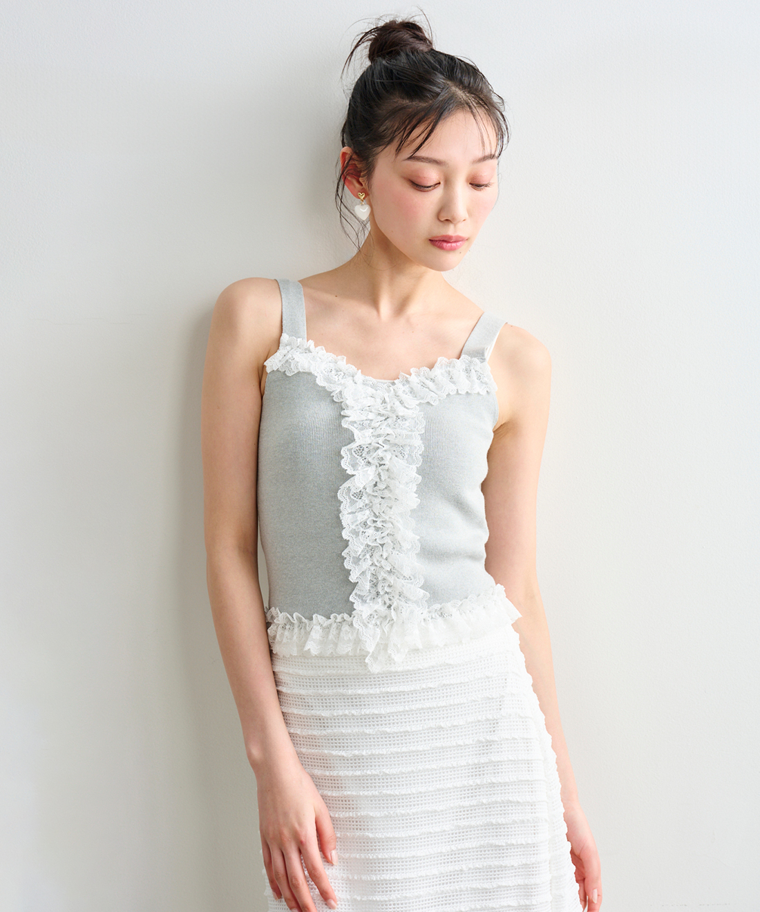 レーストリミングニット＆カーディガンセット｜PETAL ONLINE（ペタル