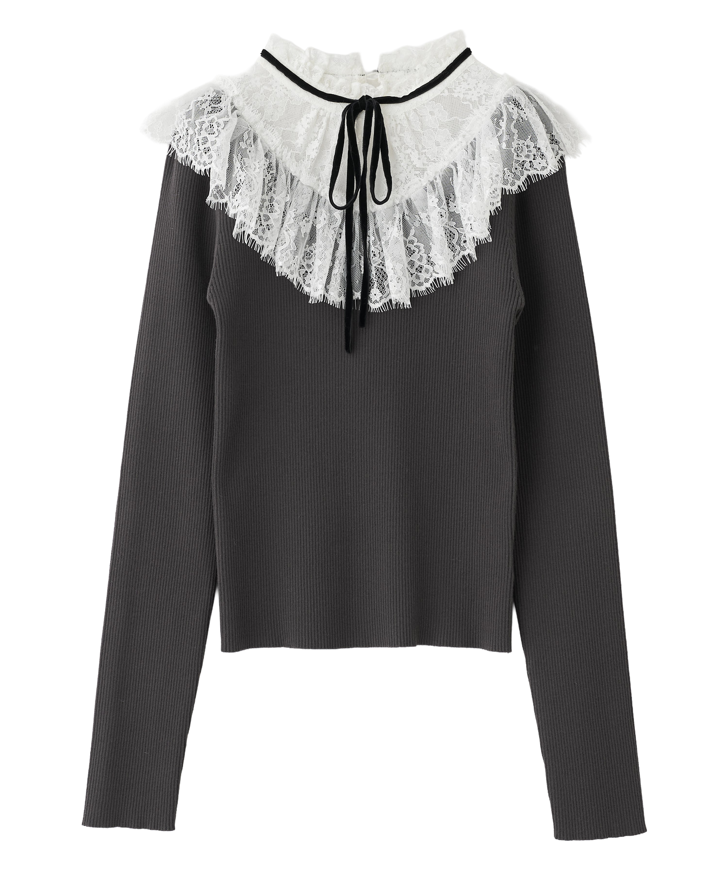 レースハイネックドッキングニット｜PETAL ONLINE（ペタルオンライン）