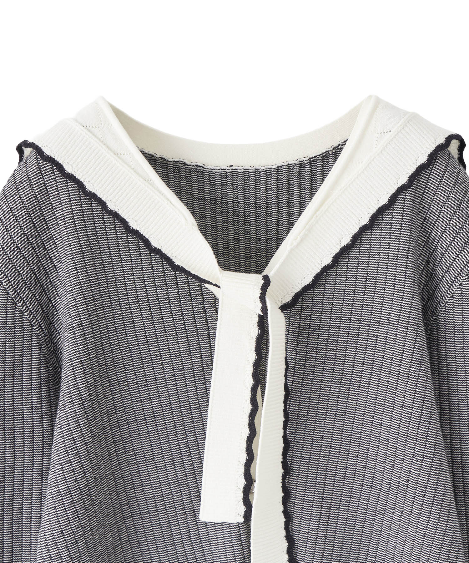 セーラーカラー＆ニットカーディガンセット｜PETAL ONLINE（ペタル