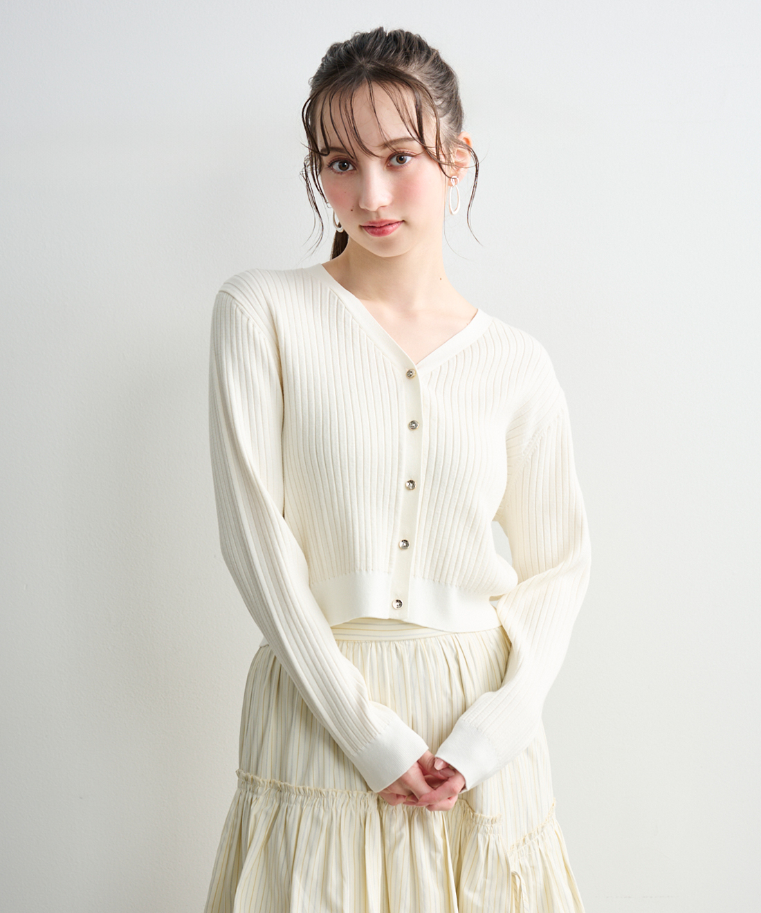 セーラーカラー＆ニットカーディガンセット｜PETAL ONLINE（ペタル