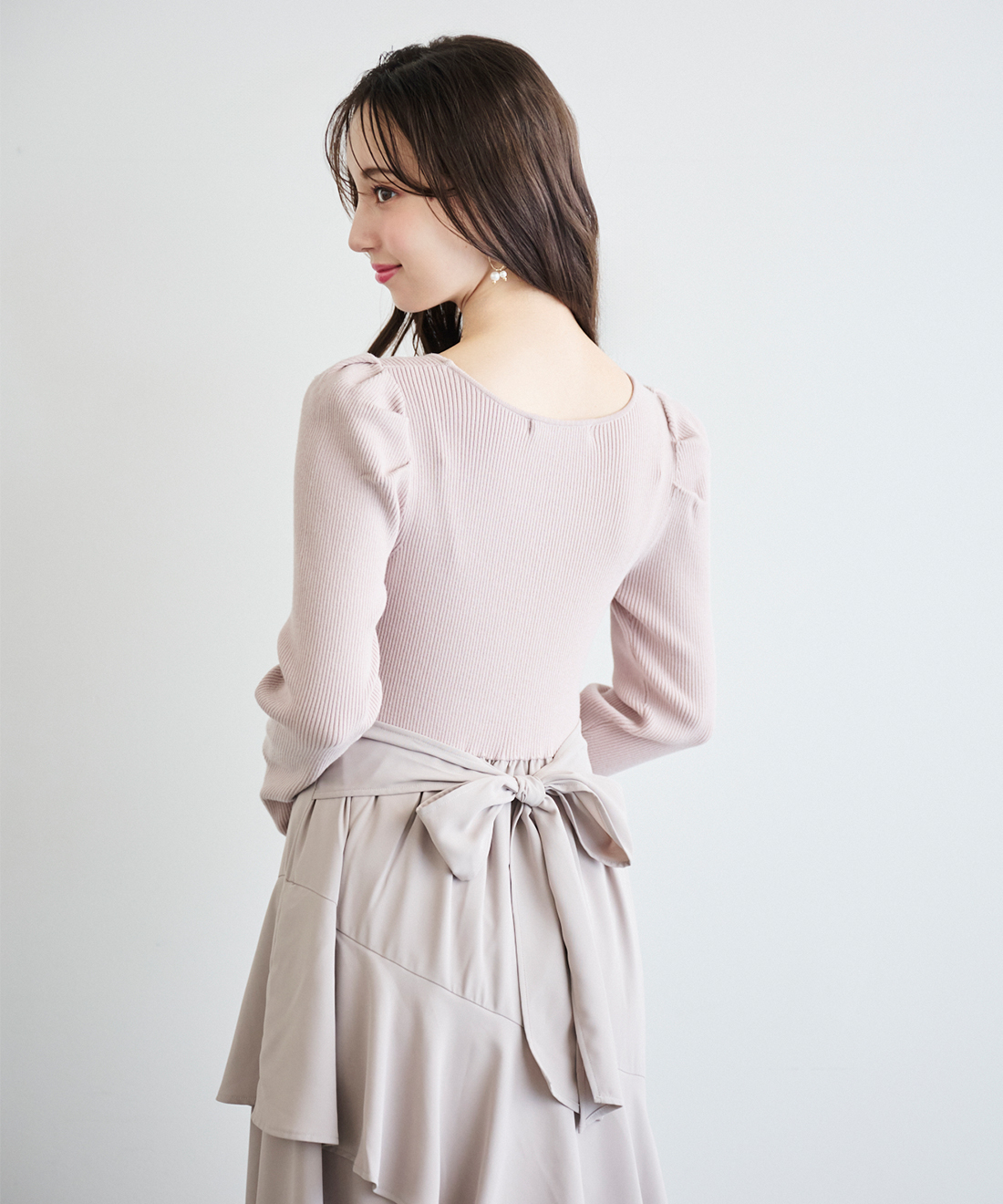 ニットドッキングティアードワンピース｜PETAL ONLINE（ペタルオンライン）