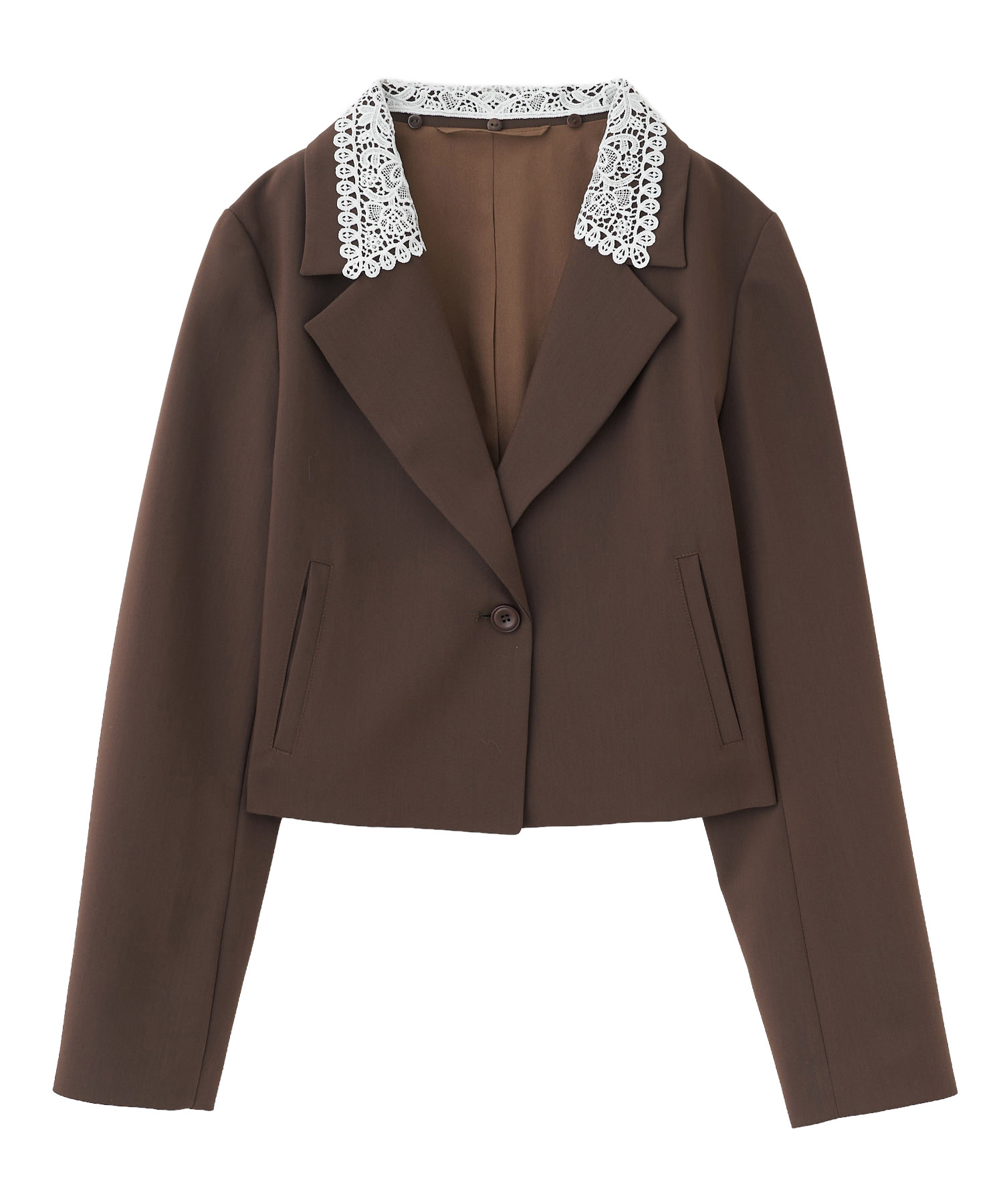 レースカラーテーラードジャケット｜PETAL ONLINE（ペタルオンライン）