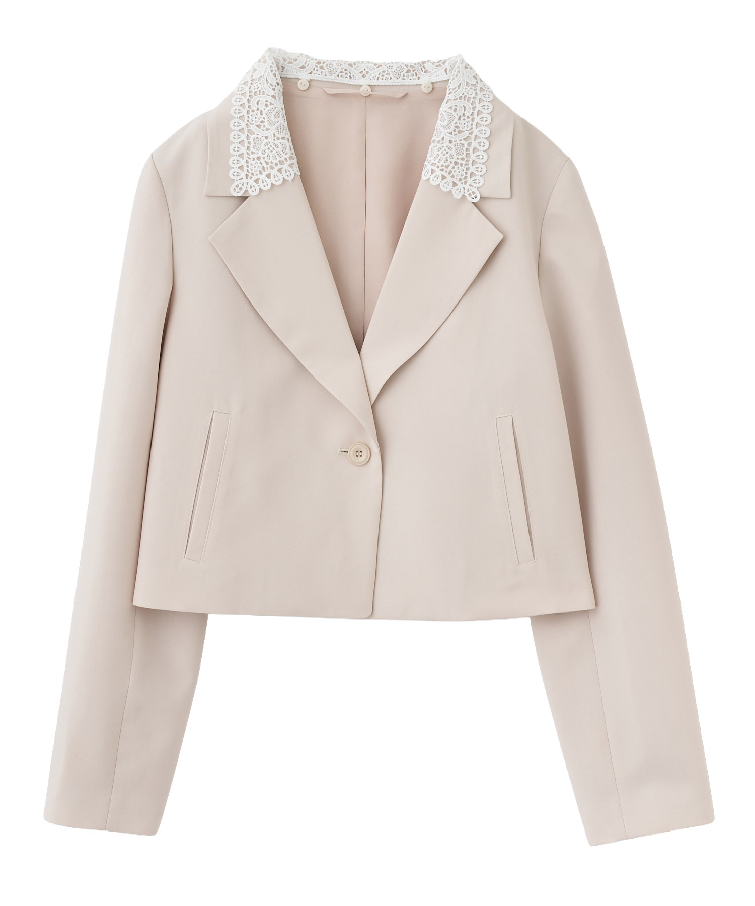 レースカラーテーラードジャケット｜PETAL ONLINE（ペタルオンライン）