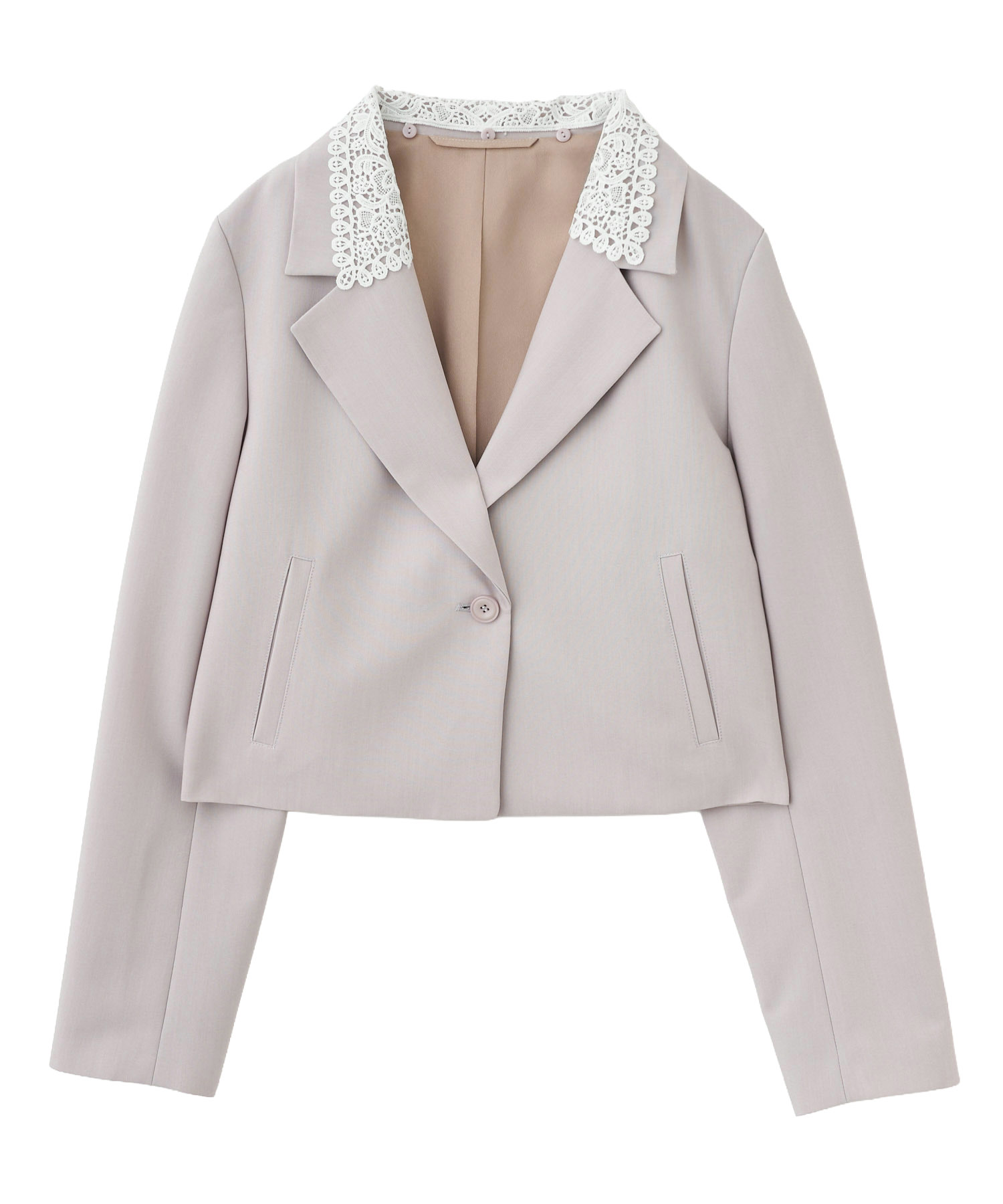 レースカラーテーラードジャケット｜PETAL ONLINE（ペタルオンライン）