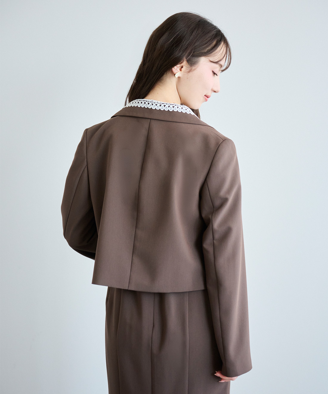 レースカラーテーラードジャケット｜PETAL ONLINE（ペタルオンライン）