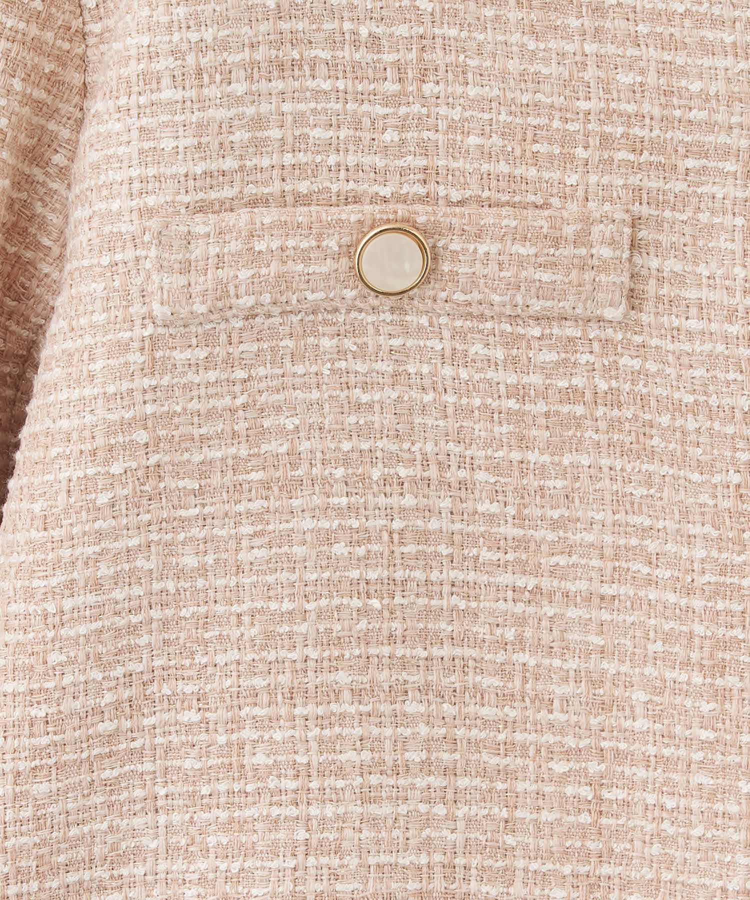 ノーカラーフリルツイードジャケット｜PETAL ONLINE（ペタルオンライン）