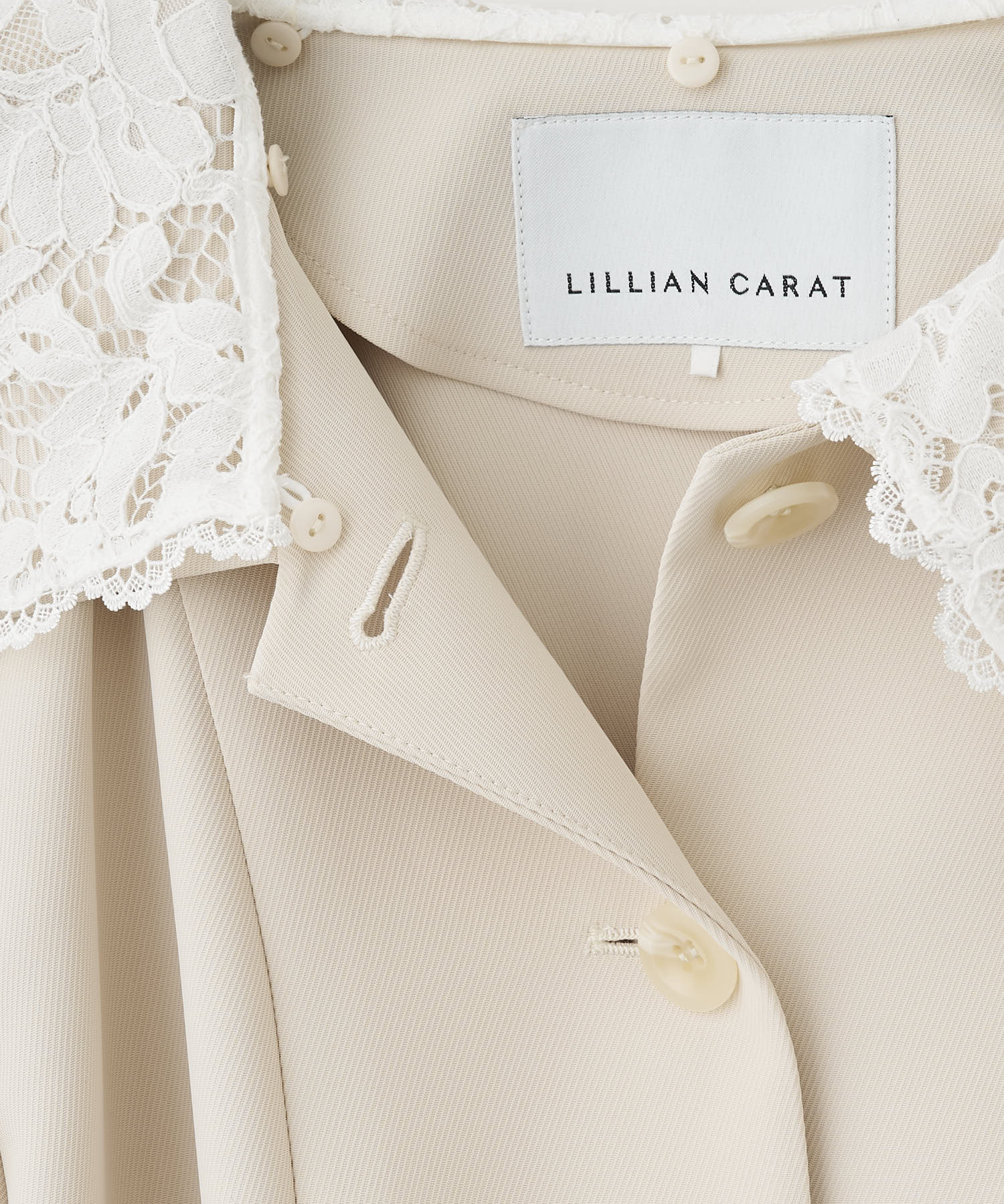 レースカラーバルーンヘムジャケット｜PETAL ONLINE（ペタルオンライン）