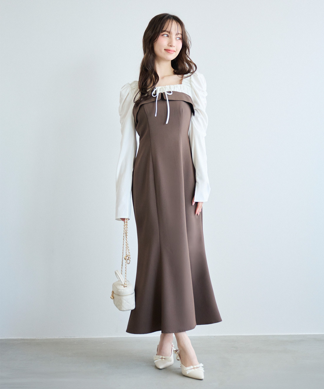 ブラウスレイヤードワンピース｜PETAL ONLINE（ペタルオンライン）