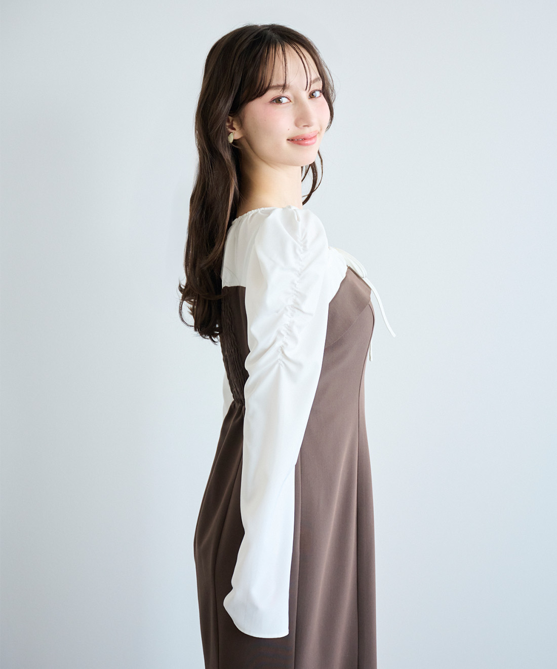 ブラウスレイヤードワンピース｜PETAL ONLINE（ペタルオンライン）