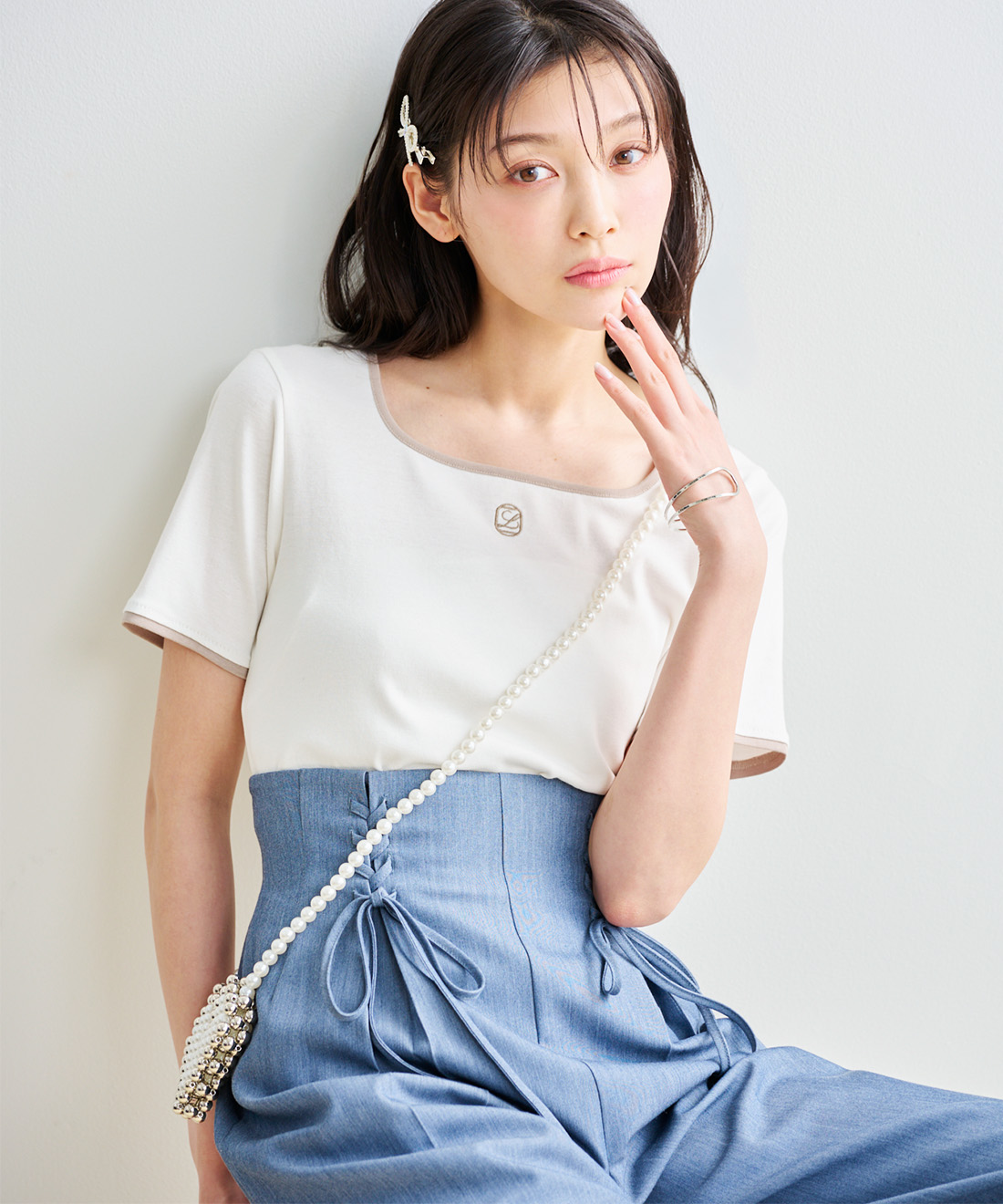 ロゴバイカラートップス｜PETAL ONLINE（ペタルオンライン）