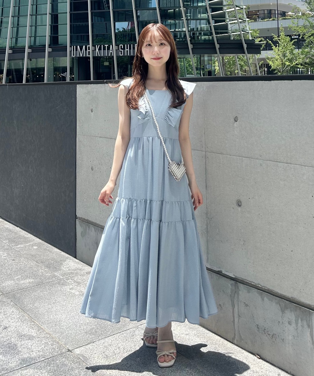 LILLIAN CARAT バックシャンデザインティアードワンピース バックシャンデザインティアードワンピース｜PETAL ONLINE（ペタル