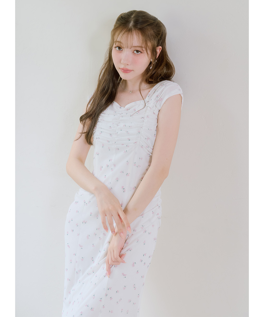 リトルフラワーチュールナローワンピース｜PETAL ONLINE（ペタル