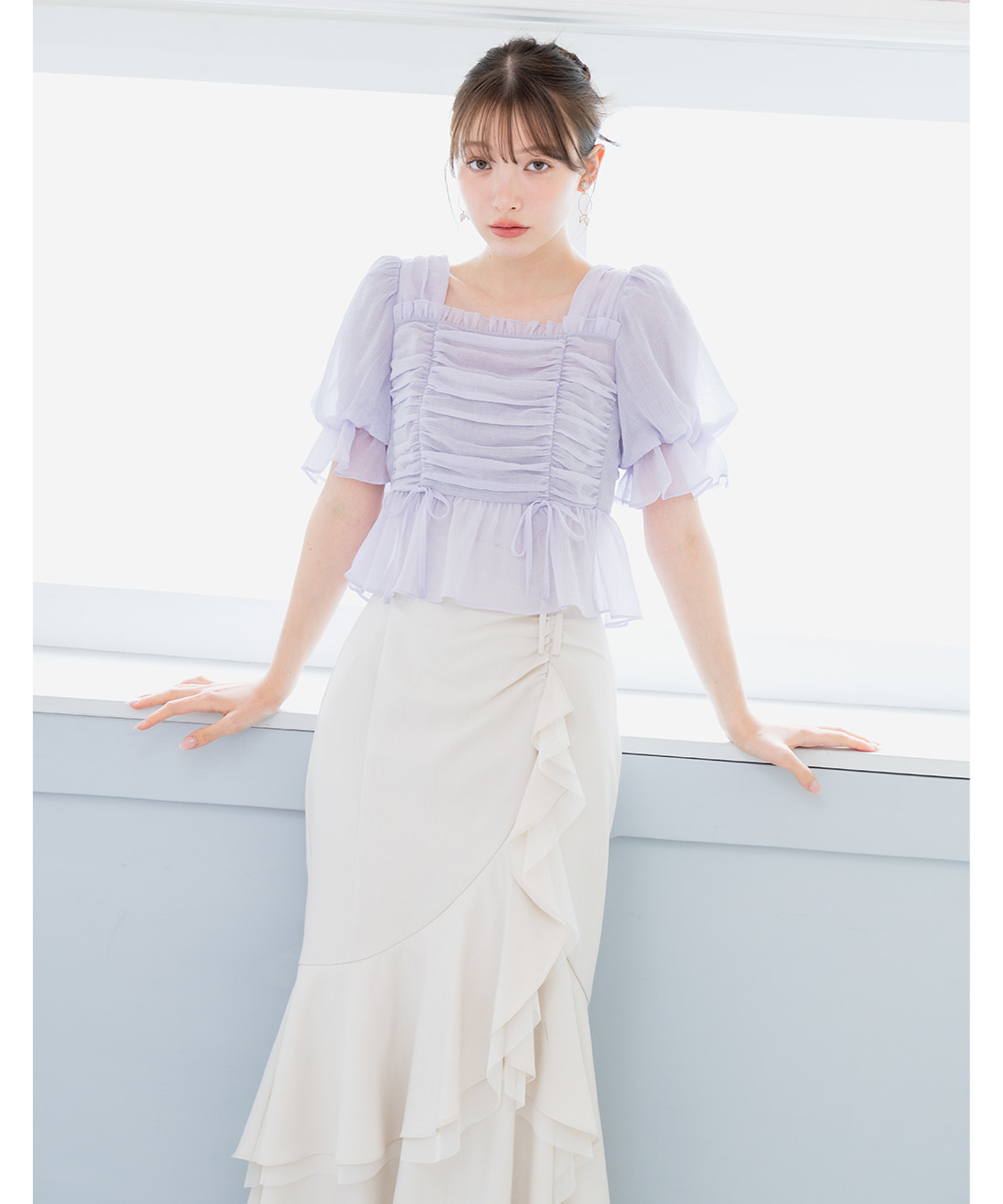 ウエストギャザーイレヘムマーメイドスカート｜PETAL ONLINE（ペタル