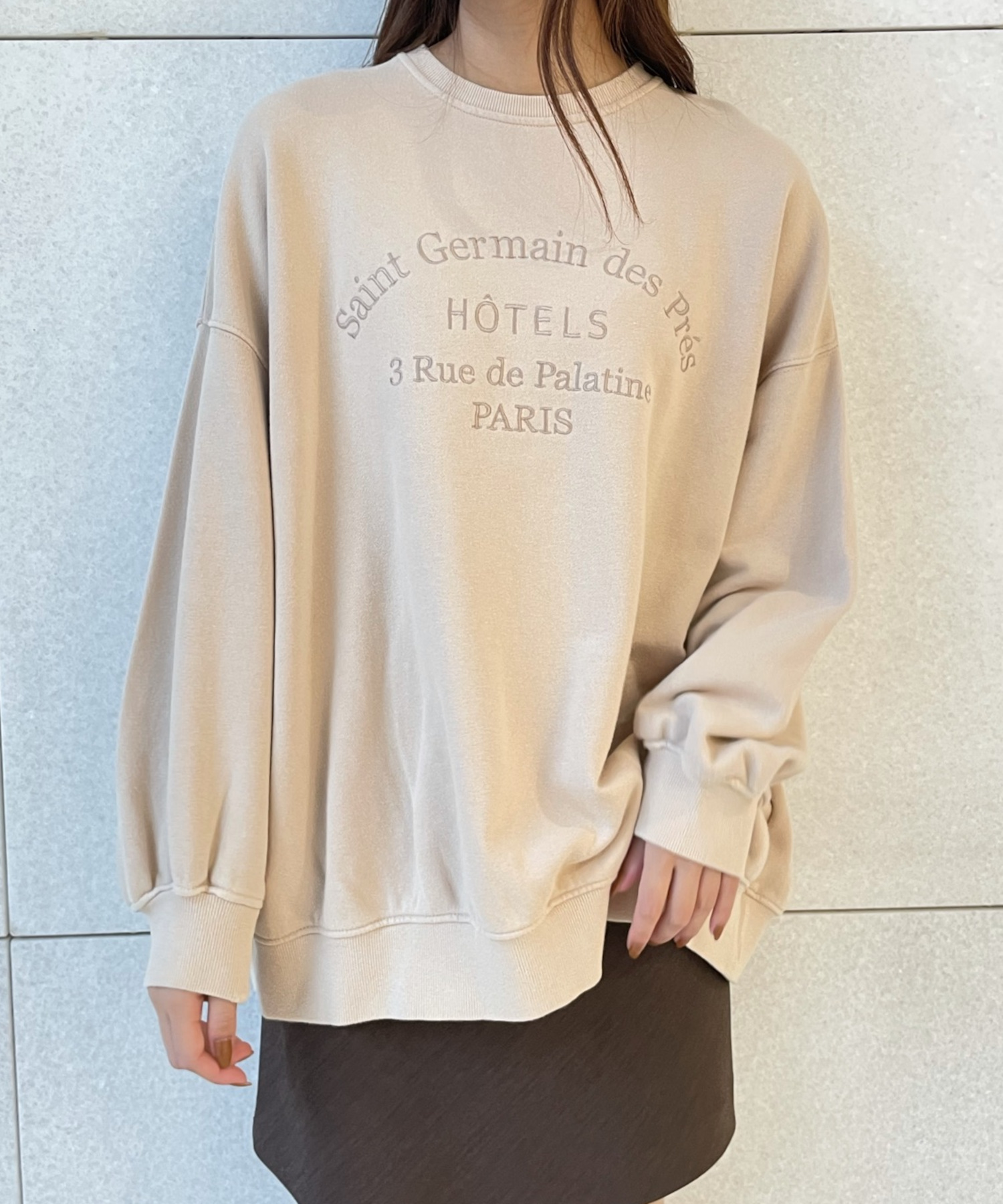 満点の【完売予約商品】ココディール エンブロイダリーロゴ裏毛 ...