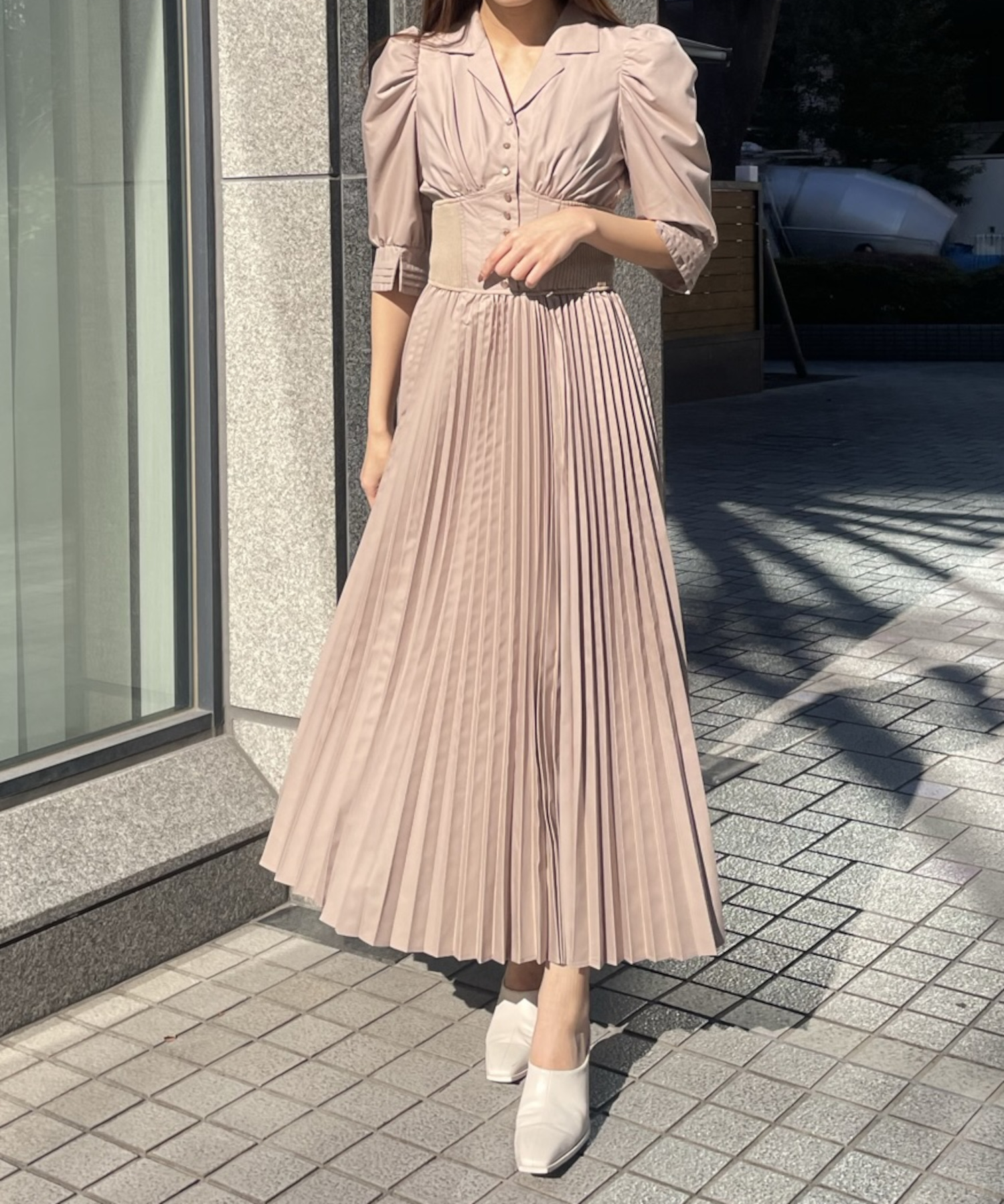 EFFE BEAMS AK+1 2WAYリネンベアトップワンピースマキシスカート EFFE BEAMS（エッフェビームス）の「○AK+1 by EFFE BEAMS