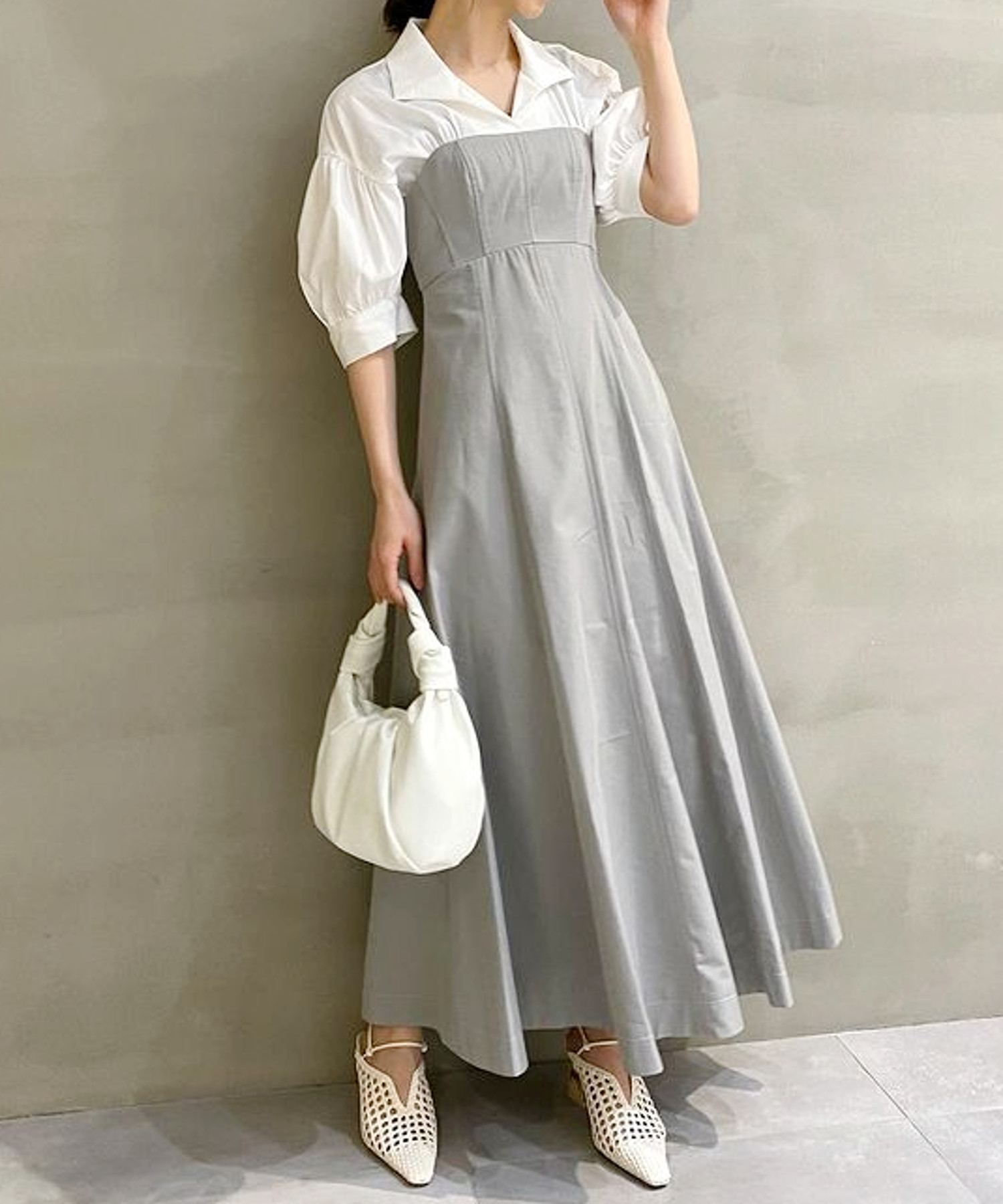 シャツレイヤードワンピース Petal Online ペタルオンライン シャツレイヤードワンピース Petal Online ペタルオンライン