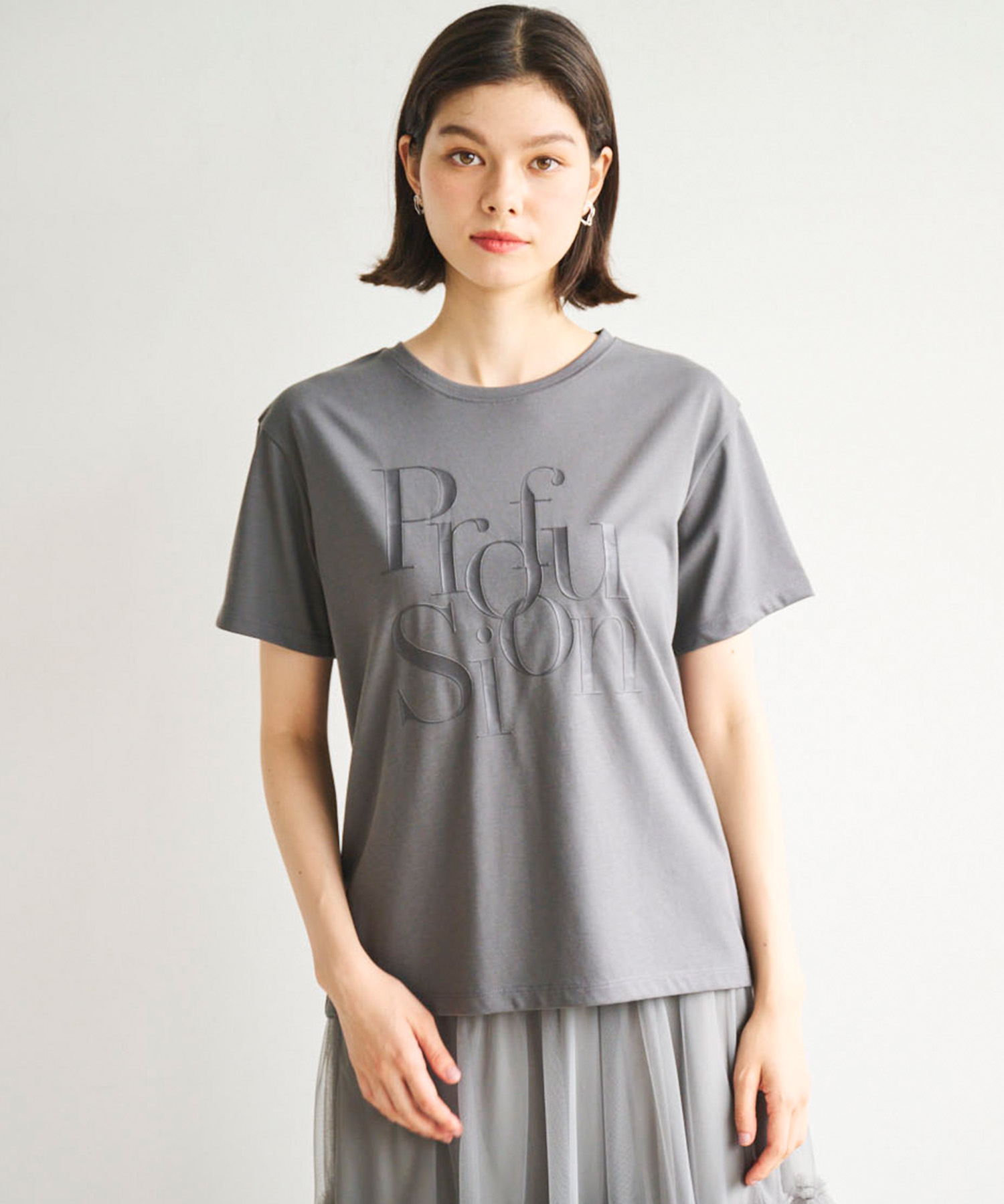 royal t オリジナル 45RIn the Rawプリントの90845星Tシャツ（インディゴ）: WOMEN｜45R