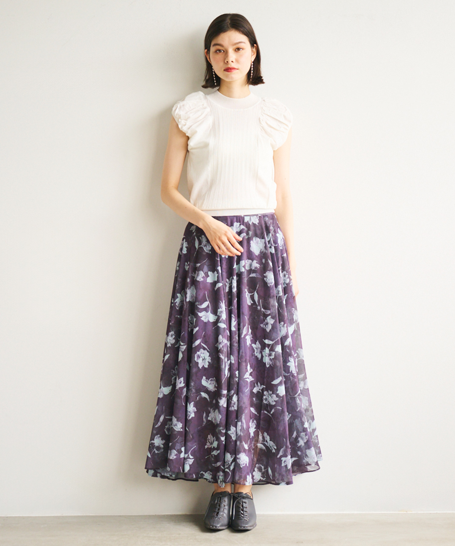 【新品タグ付】今期COCODEAL シアーリブニット　スカート　セットアップ シアーリブニットスカート｜PETAL ONLINE（ペタルオンライン）