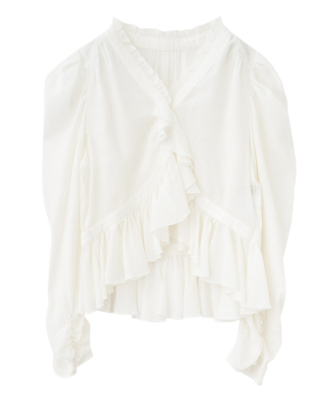 ペプラムフリルブラウス｜PETAL ONLINE（ペタルオンライン）